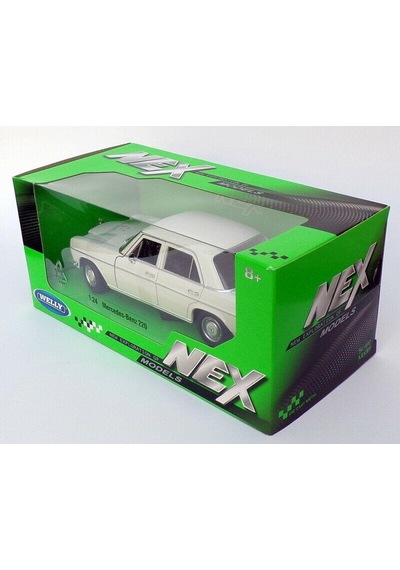 1 24 Welly Nex Mercedes Benz 220 Beyaz 2021