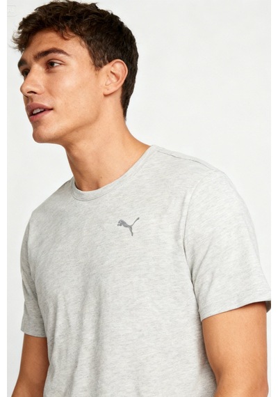 Puma Graphics Training Erkek Spor Tişört 52853004 Gri
