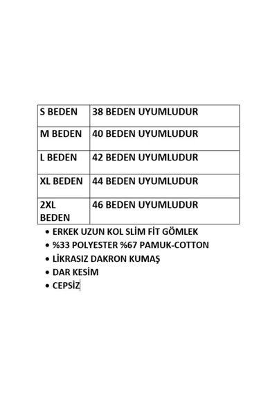 Nacar Store Erkek Mavi Uzun Kol Slim Fit Klasik Gömlek MAVİ