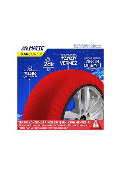 Matte Kar Çorabı - Active Series