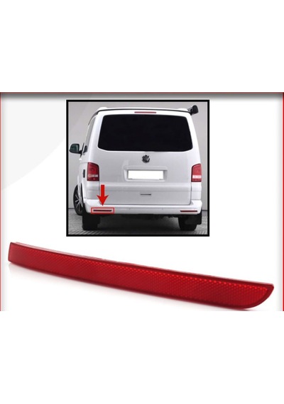 Volkswagen Transporter T6 2012-2016 Arka Tampon Reflektörü Sol Oem 7e0945105a