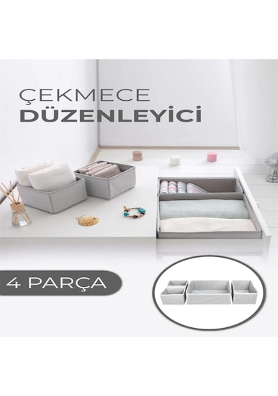 Lüx Çekmece Düzenleyici 4 Lü Çekmece Düzenleyici 4'lü