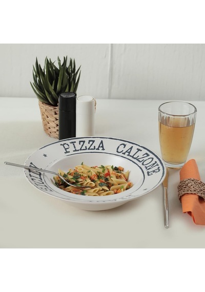 Makarna Tabağı 26 Cm Açık Gri
