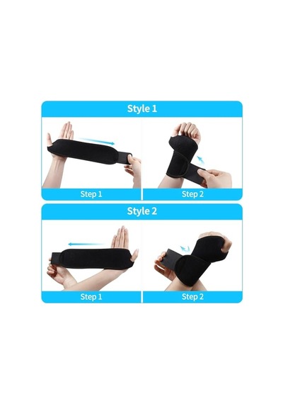 El Bilek Ateli El Bileği Ağrısı İçin Bandaj Fitness Spor Bilek Bandajı