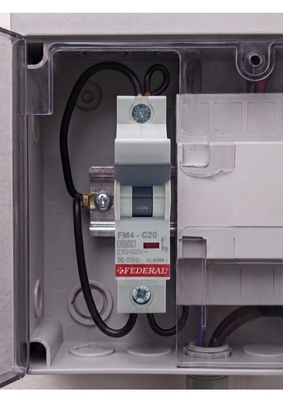 12 Adet Federal 1x20 A C Tipi 4.5ka Otomatik Sigorta Fm4 9eg-c0431-sd20
