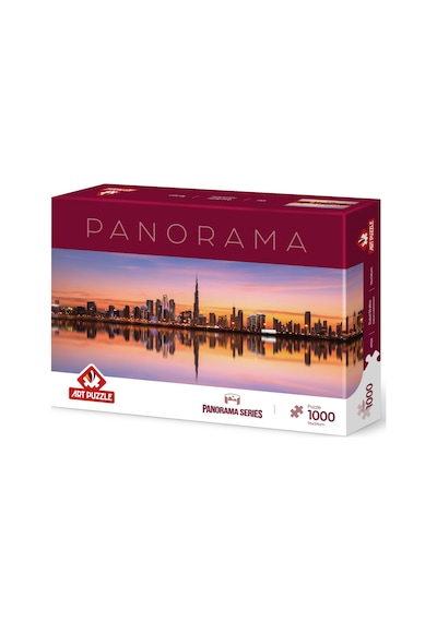 Art Puzzle Dubai Skyline 1000 Parça Panorama Puzzle
