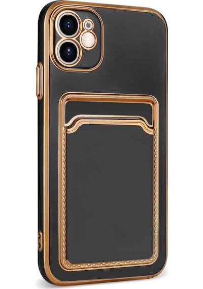 Apple Uyumlu iPhone 11 Klfs Bark Kartlıklı Kılıf-mavi Mavi