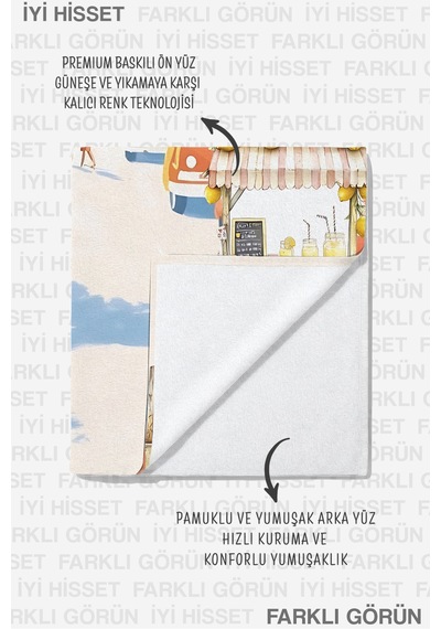 Tropikal Palmiye Sahil Plaj Havlusu-akdeniz Tatil Sokağı Modern Mavi Hızlı Kuruyan Mikrofiber Havlu Sisli Menekşe Tropikal Palmiye Sahil Plaj Havlusu-akdeniz Tatil Sokağı Modern Mavi Hızlı Kuruyan Mikrofiber Havlu Sisli Menekşe