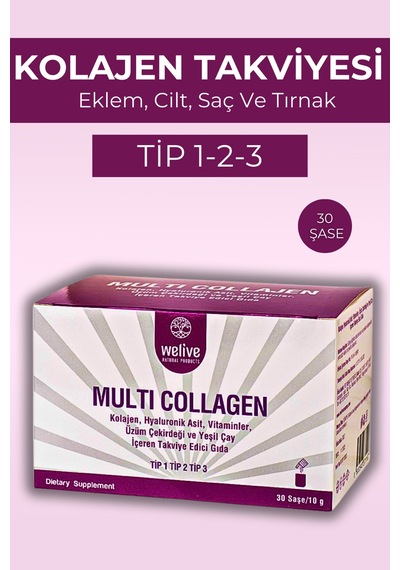 Welıve Multı Kollajen Tip1,tip2,tip3 Collagen