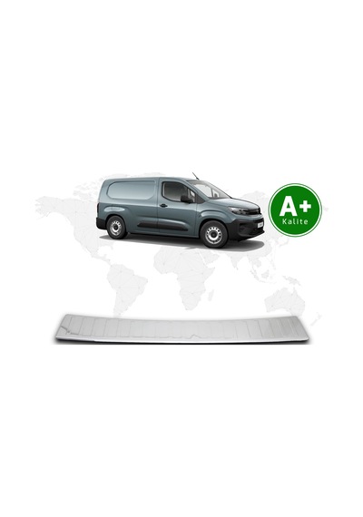 Opel Combo Panelvan Krom Arka Tampon Eşiği 2024 Model Ve Sonrası