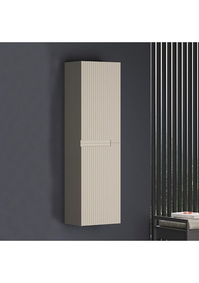 Orka Moonlight 40 Cm Mdf Mat Vizon Banyo Boy Dolabı Krem