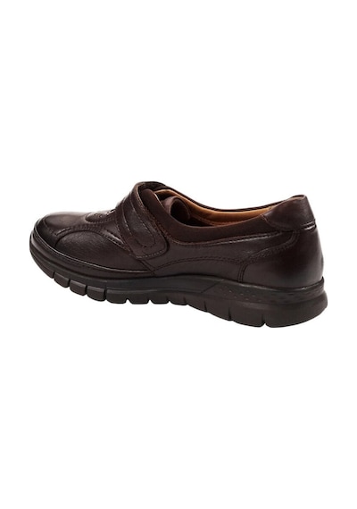 Forelli 29445-G Iris Kahve Kadın Comfort Deri Ayakkabı Çok Renkli
