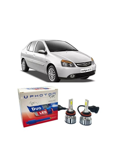 Tata Indigo Led Xenon Uzun+kısa Far Ampulü H4 Duo Yeni Seri Beyaz