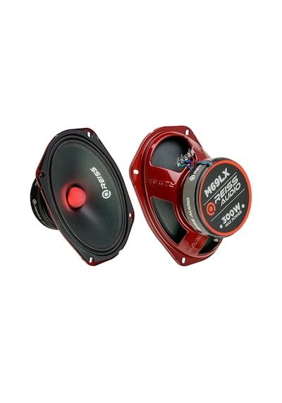 Reıss Audıo Rs-m69lx Oto Midrange Oval 6x9 Inç Rgb Ledli 300w Kapaklı 2li Hoparlör