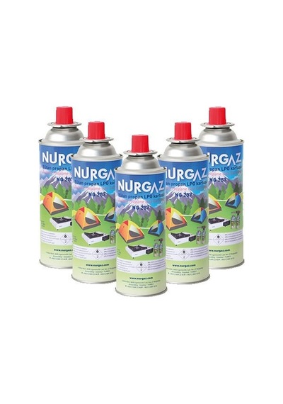 Nurgaz 220 Gr Kartuş 5'li Set