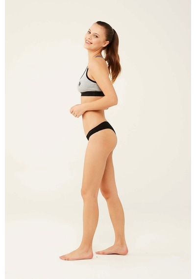 U.S. Polo Assn. Kadın Siyah - Beyaz - Ten - Beyaz - Ten 5 Li Brazilian Slip 67007 Beyaz