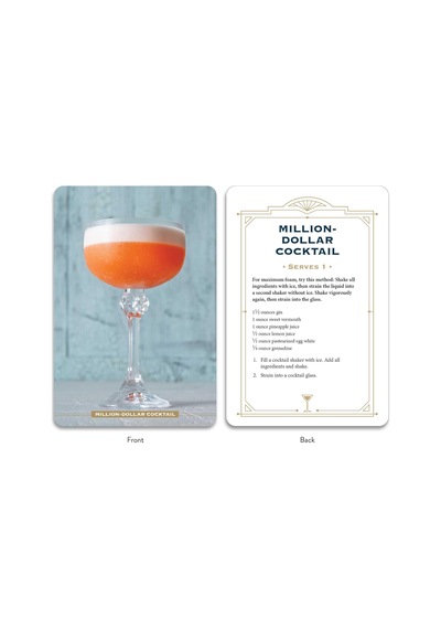 Gin Cocktail Cards A Z: The Ultimate Drink Recipe Dictionary Deck