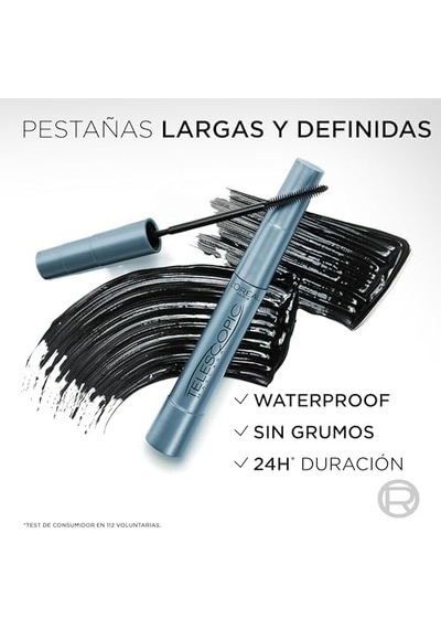 Telescopic Suya Dayanıklı Maskara - Siyah 0