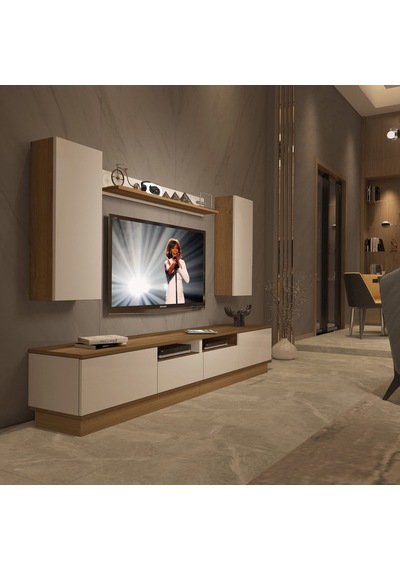 Decoraktiv Trendstyle 5220ds Mdf Tv Ünitesi Tv Sehpası Pera - Beyaz