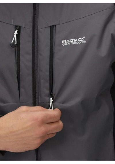 Regatta Gri Erkek Zip Winter Calderdale Zip Erkek Mont Rmp345 001