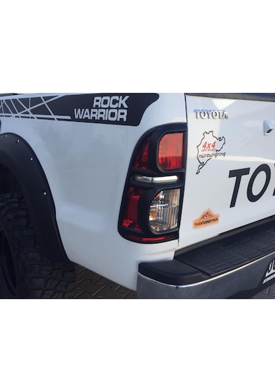 Ducki Toyota Uyumlu Hilux Vigo 2012-2015 Stop Çerçevesi Siyah