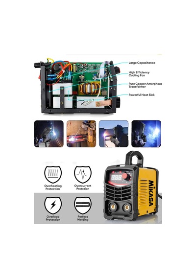 Mikasa Tools 201sx Çift Kartlı Hava Soğutmalı Invertec Compact Kaynak Makinesi