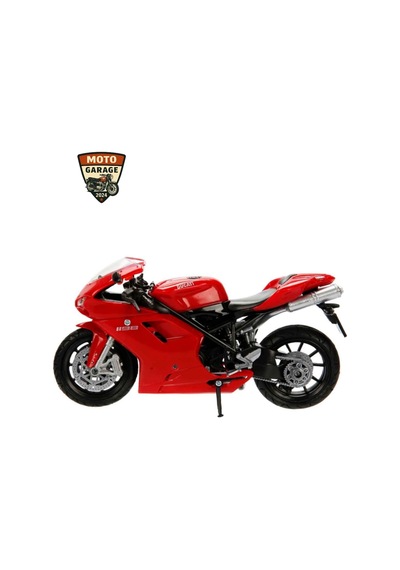 Ducati 1198 1:12 Diecast Model Motosiklet Lisanslı, Metal Gövde, Koleksiyonluk