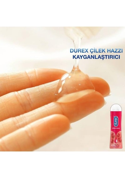 Durex Play Çilek Hazzı Kayganlaştırıcı Jel 50 ML