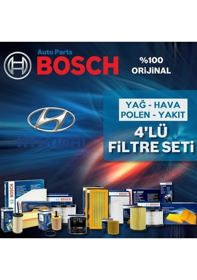 Hyundai I30 1.6 Crdı Bosch  Filtre Bakım Seti 2012-2016 (495301615)