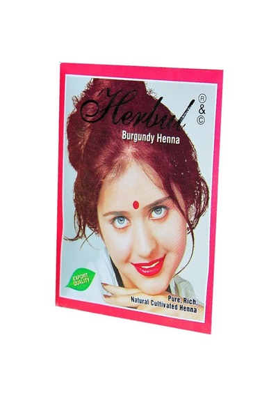 Herbul Kızıl Hint Kınası 10 Gram 1 Paket Doğal Burgundy Henna