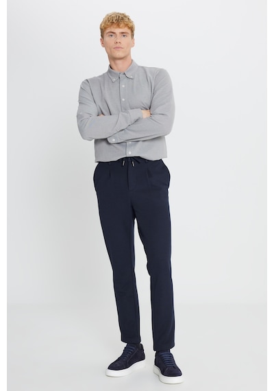 AC&Co / Altınyıldız Classics Erkek Lacı 360 Her Yöne Esneyen Slim Fit Dar Kesim Beli Bağlamalı Armürlü Casual Pantolon Lacı AC&Co / Altınyıldız Classics Erkek Lacı 360 Her Yöne Esneyen Slim Fit Dar Kesim Beli Bağlamalı Armürlü Casual Pantolon Lacı