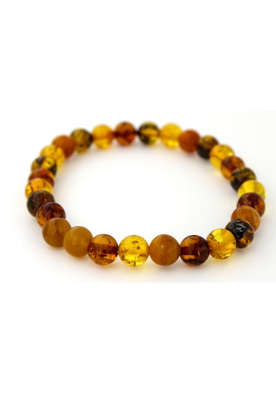 Kehribar Bileklik Kure Tasarım Ambergold Blk23-92 Çok Renkli