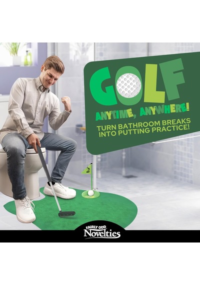 Potty Putter Toilet Time Golf Game