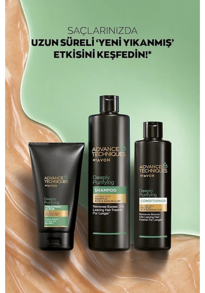 Avon Depply Purifying Yağlı Saçlar İçin Şampuan 400 ML