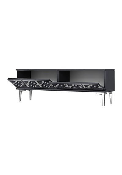 Tsa1237as Lem Tv Sehpası Antrasit-silver 120cm Tsa1237as Lem Tv Sehpası Antrasit-silver 120cm