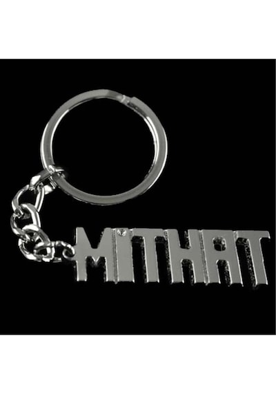Mithat - 558 - - Nazblsmm - İsimli Anahtarlık Çok Renkli