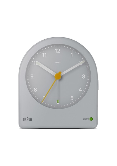 Braun Bc22g Gri Klasik Analog Alarmlı Masa Saati Brn.bc22g