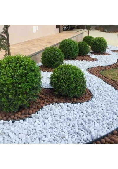Asenya Dolomit Taş 50 Kg 2-4 Cm Beyaz Dolomit Taş Saksı Dibi Dekoratif Taş Bahçe Süsleme Taşı Peyzaj Taşı