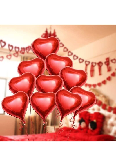 Kalp Folyo Balon. 45 CM - Altın