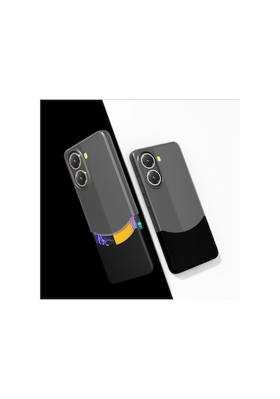 Poco X7 Pro Kılıf Magsafe Şarj Kartlıklı Mıknatıslı Duble 1.7mm Kapak Kart Bölmeli Lacivert Siyah Gr
