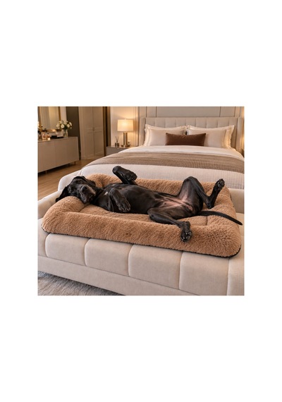 Kedi Ve Köpek Yer Minderi Ve Matı Üst Kalite Boncuk Elyaf Kaydırmaz Taban Kedi Ve Köpek Yatağı Kahverengi 1715597616