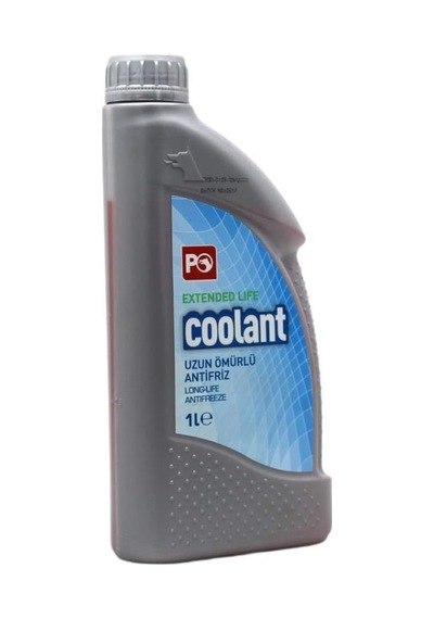 Tr Po Petrol Ofisi Extended Life Coolant 1 Lt Organik Kırmızı Antifriz