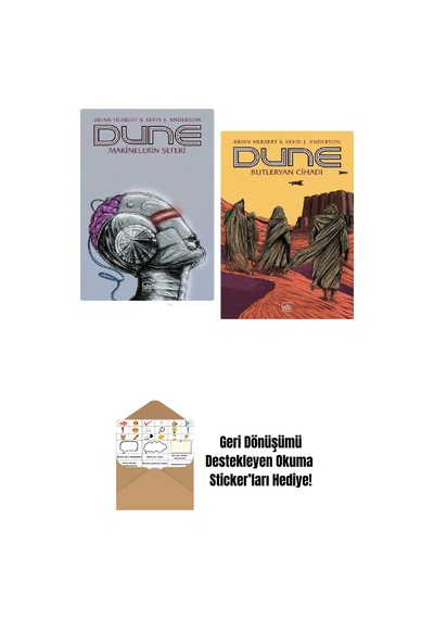 Dune Butleryan Cihadı - Dune: Makinelerin Seferi + Okuma Sticker'ları
