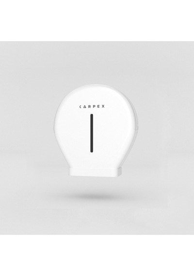 Carpex Mini Jumbo Tuvalet Kağıdı Aparatı Beyaz