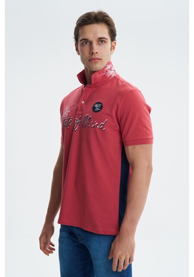 AR-MA Arma Erkek Pamuk Likra Karışımlı Regular Fit Polo Yaka Tişört 001
