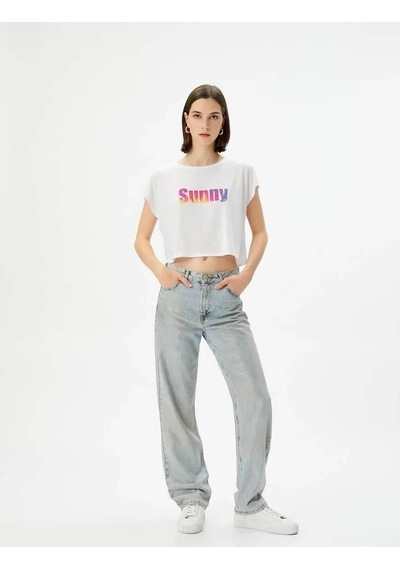 Koton Kadın T-shirt 4sak50176ek-20656