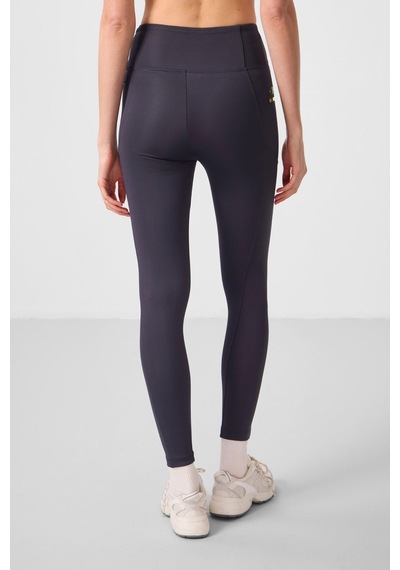 Tommylife Antrasit Esnek Standart Fit Performans Kadın Tayt - 94667 Antrasit