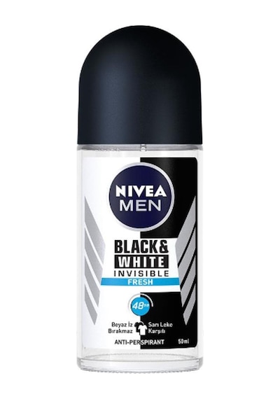 Nivea Men Invisible Black & White Fresh Roll-On Erkek 50 ML