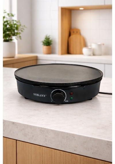 Sokany SK-BBQ-842 1000 W Taşınabilir Pankek Makinesi