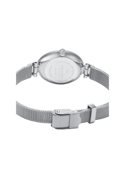 Obaku Denmark V312lxcwmc Quartz Hasır Kordon Gri 24 Mm Kadın Kol Saati Gri